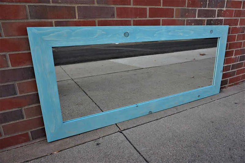 VINTAGE AQUA MIRROR