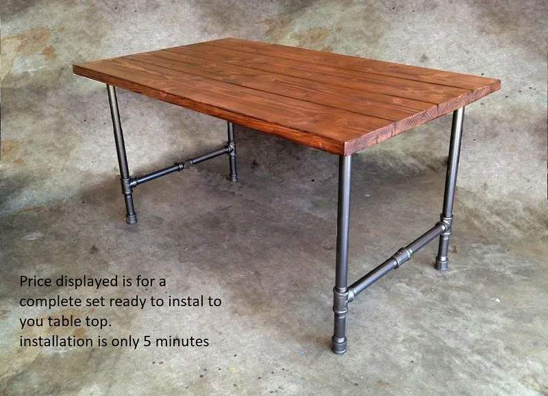 pipe table legs