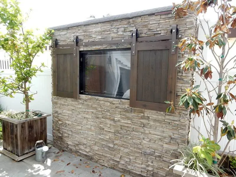 Barn door hardware styles