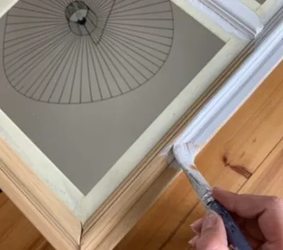 mirror frame antique white
